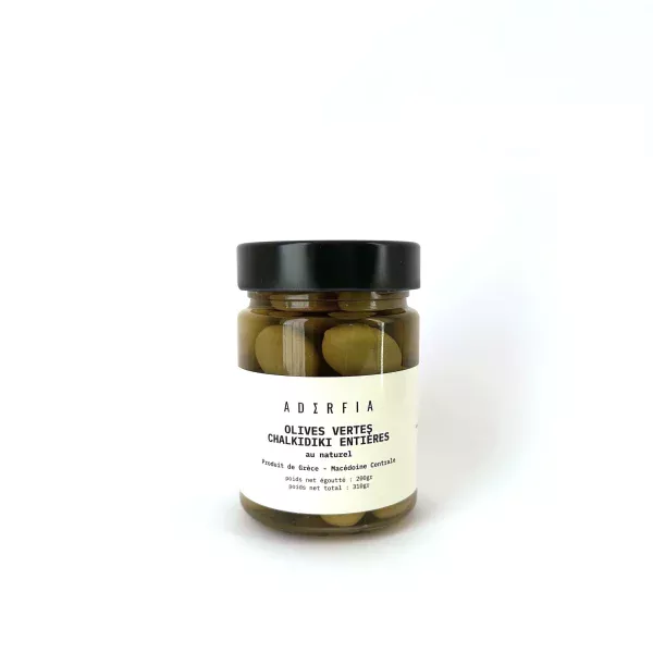 Olives Vertes Chalkidiki Entières I 310g